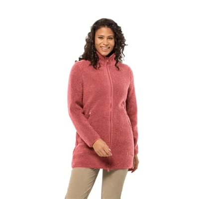 Abbildung von Jack Wolfskin HIGH CURL W Fleecejacke, Damen, Größe: XS, Red coral