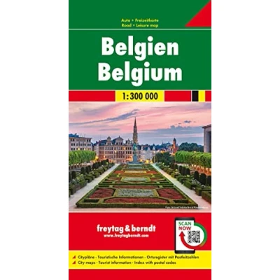 Abbildung von Belgien, Autokarte 1:300.000: Citypläne, Touristische Informationen, Ortsregister mit Postleitzaglen (freytag &amp; berndt Auto + Freizeitkarten)