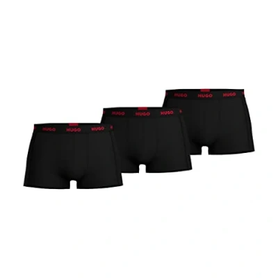 Abbildung von HUGO Trunk Triplet 3 PACK Panties, Herren, Größe: Medium, Schwarz