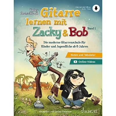 Abbildung von Gitarre lernen mit Zacky &amp; Bob: Die moderne Gitarrenschule für Kinder und Jugendliche ab 6 Jahren. Gitarre. Lehrbuch. (Zacky Bob)