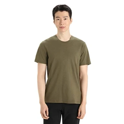 Abbildung von Icebreaker Merino Central Classic SS TEE Sport Tshirt, Herren, Größe: Medium, Loden