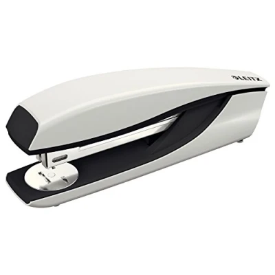 Abbildung von Leitz Büroheftgerät aus Metall, Für 40 Blatt, Inkl. Heftklammern, Ergonomisches Design, Grau, NeXXt Serie, 55040085