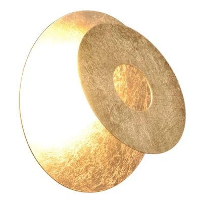 Abbildung von Trio Leuchten Wandleuchte Leano 240310179, Metall goldfarbig, inkl. 6 Watt LED, Schirm schwenkbar