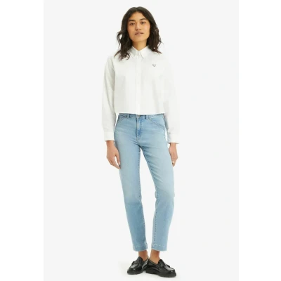 Abbildung von Levi&#039;s Tailored 724 Straight Jeans Slim Fit, Damen, Größe: 32x32, Tall glass of water