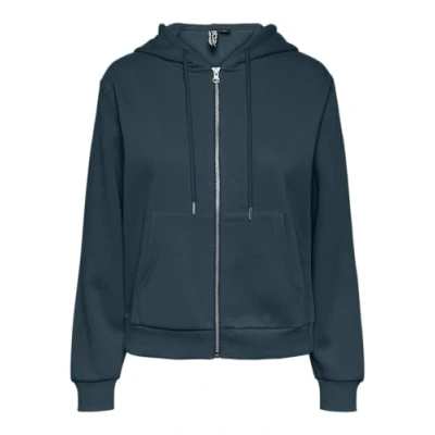 Abbildung von PIECES A/S PCCHILLI LS Zip Hoodie NOOS BC, XS, Reflecting Pond, Damen Sweatshirt, Herbst/Winter