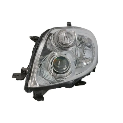 Abbildung von VALEO 043459 Scheinwerfer links H11, HB3, W5W, PY21W Halogen transparent mit Abblendlicht für Rechtsverkehr ORIGINAL TEIL Stellmotor LWR
