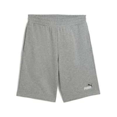 Abbildung von PUMA Herren ESS 2 Color No. 1 Logo Shorts 10&quot; TR Gestrickte Shorts, Medium Gray Heather,