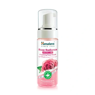 Abbildung von Himalaya Rose Radiance Micellar Foaming Face Wash, Removes Waterproof Make up, 150ml