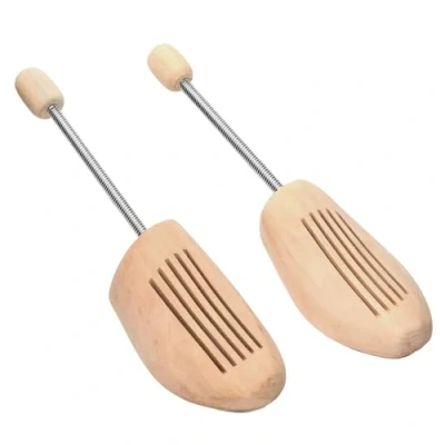 Abbildung von BY BNS Comfort Concept Schuhspanner Schuhdehner aus Echt Holz mit Metall Spiralfeder, Schuhformer, Schuhstrecker, atmungsaktiv, Gr. 44/45 Herren, 1 Paar