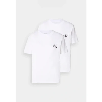 Abbildung von Calvin Klein Jeans T Shirt »A Logo CN 2 Pack Tee«, (Packung, 2er Pack), Mit Rundhalsausschnitt