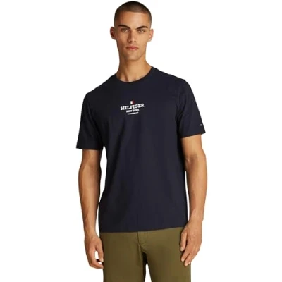 Abbildung von Tommy Hilfiger TEE Unisex Tshirt print, Größe: XS, Desert sky