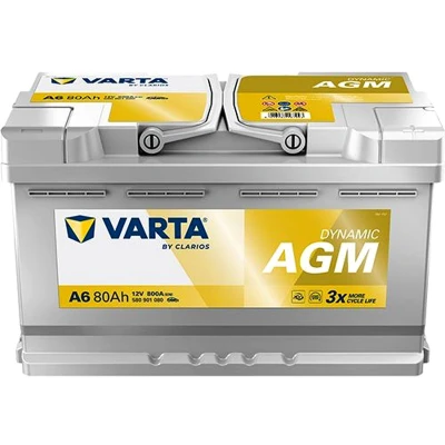 Abbildung von VARTA 580901080J382 Batterie 12V 80Ah 800A B13 MERCEDES BENZ: C Class T modell, E GLC Off Road, BMW: X3, X1, 1 Hatchback kfzteile,
