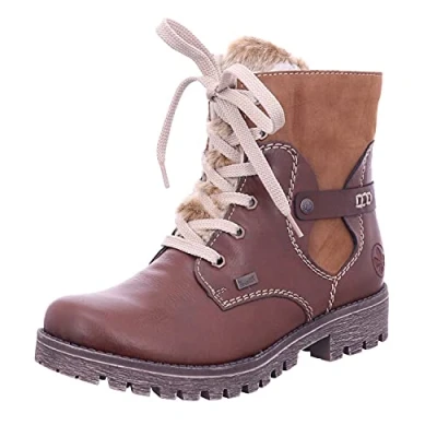 Abbildung von Rieker Damen 785G1 Stiefelette, Braun, 43 EU