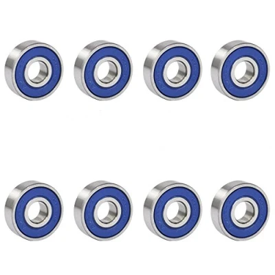 Abbildung von TRIXES 8 Stück 608RS ABEC 9 Gleitlager Passend für Skateboard, Rollschuhe Roller, Inlineskaten
