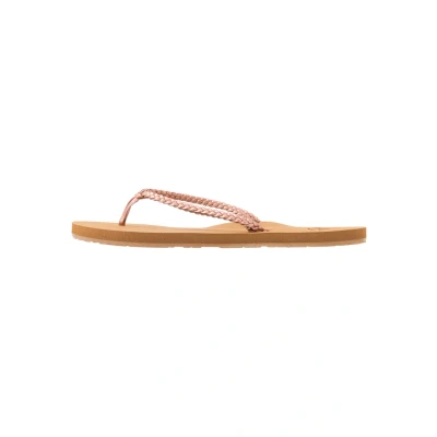 Abbildung von Roxy Costas Zehentrenner, Damen, Größe: 36, Rose gold Hochwertiges lederimitat