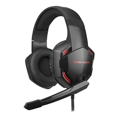 Abbildung von Mars Gaming MHX PRO Auriculares + mic LED superBASS 50mm, 7.1 (PC, PS4, Nintendo Switch, Windows)