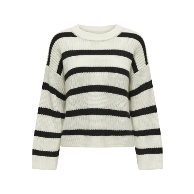 Abbildung von JDY Justy Strickpullover, Damen, Größe: Large, Eggnog