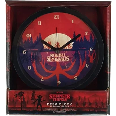 Abbildung von PYRAMID INTERNATIONAL Stranger Things Wecker (The Upside Down Grafik) 12cm Durchmesser in Geschenkbox Offizielle Merchandise