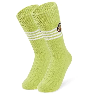 Abbildung von Disney Bettsocken für Damen Warme Stitch Baby Yoda Hausschuhe Socken Rutschfeste Einheitsgröße Frauen Geschenke (Grün Yoda)