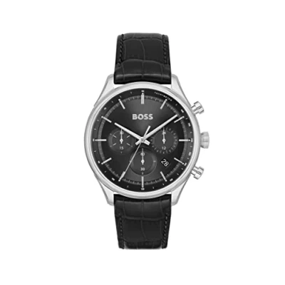 Abbildung von BOSS Gregor Chronograph, Herren, Größe: One Size, Black
