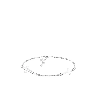 Abbildung von Sofia Milani Cross Armband, Damen, Größe: One Size, Silver