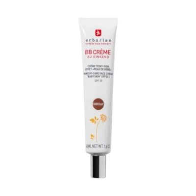 Abbildung von Erborian BB Creme mit Ginseng Getönte Tagespflege Babyhaut Effekt 5 in 1 koreanische Gesichtscreme LSF 20 Hautton: Schoko 40 ml