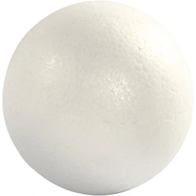 Abbildung von Creativ 54314 Styroporkugel, 14,8 cm, Weiß