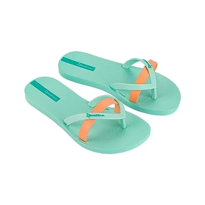 Abbildung von Ipanema Mädchen Kirei Kids Flipflop, Green Orange, 33/34 EU