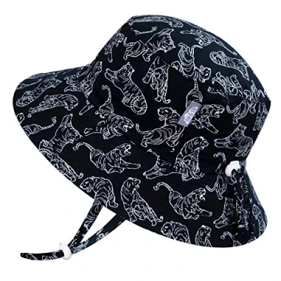 Abbildung von Jan &amp; Jul Baby Fischerhut für Jungen mit Verstellbarem Kinnriemen (Tiger, 6 24 Monate)