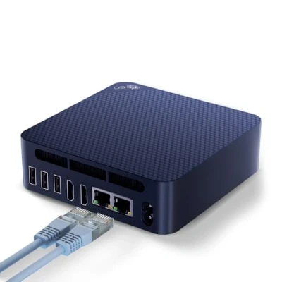 Abbildung von Beelink Mini PC EQ14, Intel Twin Lake N150 Prozessor (bis zu 3.6GHz), 16GB DDR4 500GB M.2 SSD Office Computer, Dual Gigabit Ethernet/Dual HDMI/WiFi 6/BT5.2
