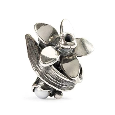 Abbildung von Trollbeads Damen Bead 925 Sterling Silber weiß TAGBE 00038