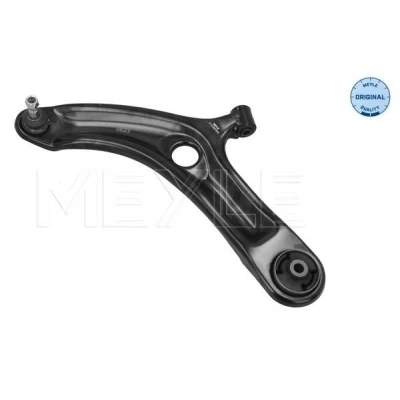Abbildung von MEYLE 37 16 050 0016 Querlenker mit Trag /Führungsgelenk, Gummilager unten, Vorderachse links Stahlblech HYUNDAI: i20 I Hatchback