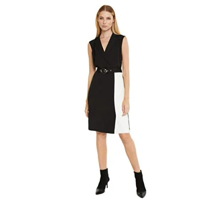 Abbildung von comma Damen 601.12.008.20.200.2050812 Kleid, 9999 schwarz, 34
