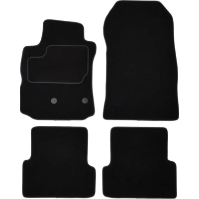 Abbildung von MAMMOOTH A041 RNT380 PRM 01 Fußmattensatz Textil vorne und hinten 4 schwarz RENAULT: Clio 3, Captur, III Grandtour