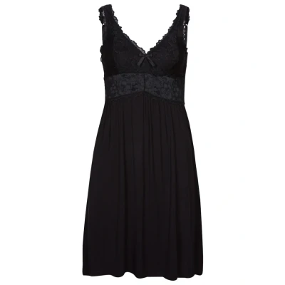 Abbildung von Hunkemöller Essential Nachtwäsche Shirt, Damen, Größe: Small, Black