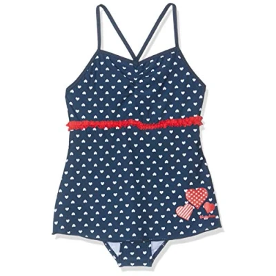 Abbildung von Playshoes Schwimmanzug Badebekleidung Mädchen,Herzchen mit Rock,98 104