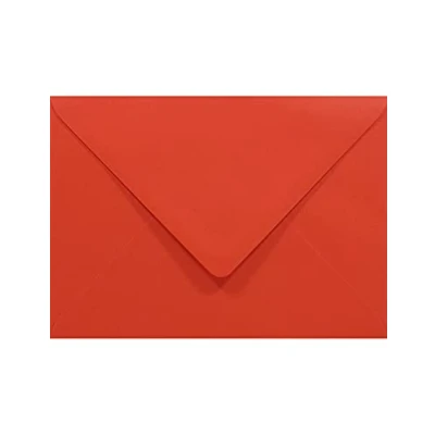 Abbildung von Netuno 50 Umschläge Rot DIN B6 125 x 175 mm 80g Rainbow rote Briefumschläge ohne Fenster Briefhüllen bunt für Einladungs Karten Geburtstagskarten Weihnachtskarten farbige Briefkuverts
