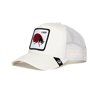 Abbildung von Goorin Bros. The Farm A Frame Trucker Kappe, Ivory Lady Bug, Einheitsgröße