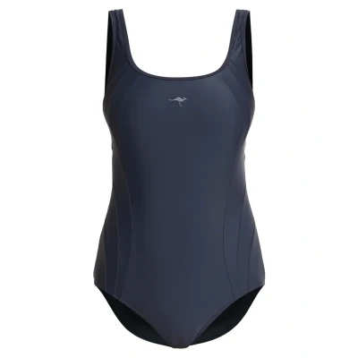 Abbildung von Kangaroos Badeanzug, Damen, Größe: 52, Grey/blue