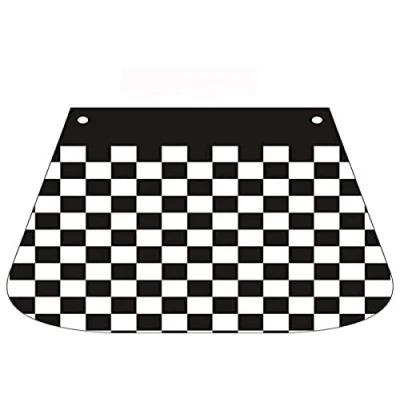 Abbildung von Spritzschutz/Spritzlappen R142680170 schwarz/weiß viele für Vespa Modelle