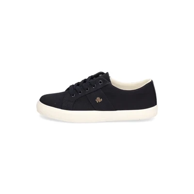 Abbildung von Lauren Ralph Janson II Canvas Sneaker low, Damen, Größe: 37, Navy Schuhe