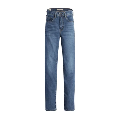 Abbildung von Levi&#039;s 724 HIGH RISE Jeans Slim Fit, Damen, Größe: 25x32, Medium indigo worn in blue