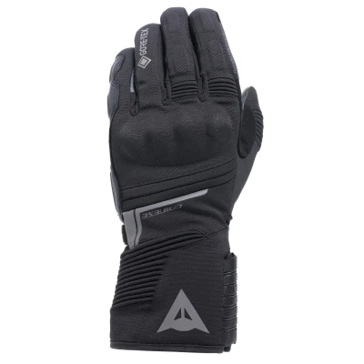 Abbildung von Dainese Funes Gore Tex® Gloves, Winter Motorradhandschuhe, gepolstert, rutschfest, Knöchelschutz, Touchscreen, Mann, Schwarz, XL