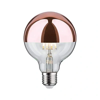 Abbildung von Paulmann 28674 LED Lampe Filament G95 7W Leuchtmittel Kopfspiegel Kupfer 2700K Warmweiß E27, 1 Stück (1er Pack)