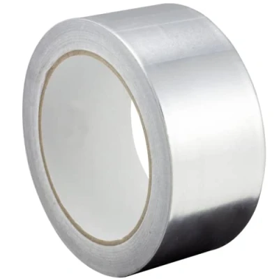 Abbildung von GOCABLETIES Aluminium Klebeband, 48 mm x 25 m, selbstklebendes Alu silber, Wasser und hitzebeständig Band zum Versiegeln, Reparieren Isolieren, 1 Rolle