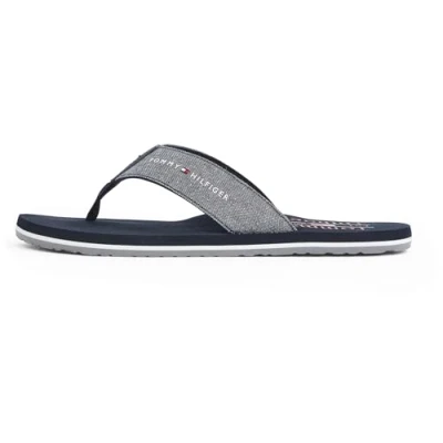 Abbildung von Tommy Hilfiger Beach Zehentrenner, Herren, Größe: 43, Desert sky Schuhe