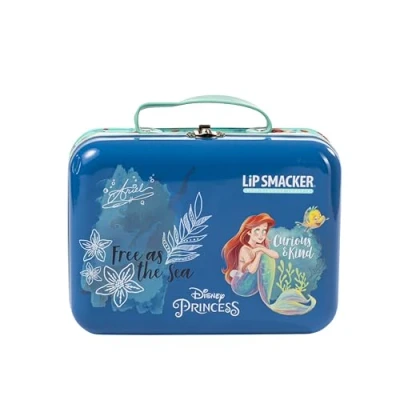 Abbildung von Lip Smacker Lunchbox Frozen Tin, Kinder Make up Set mit Gesichts , Lippen und Nagel Haar Beauty Accessoires für den Perfekten Prinzessinnen Look Inkl.