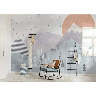 Abbildung von Komar Vliestapete »Digitaldruck Vlies Fox Journey Größe 400 x 280 cm«, bedruckt, Kinderzimmer