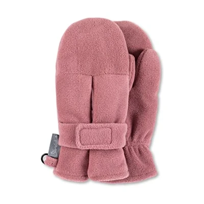Abbildung von Sterntaler Baby Unisex Kinder Fäustel Handschuh Fäustlinge Winter, Handschuhe aus Microfleece mit Klettverschluss rosa, 1