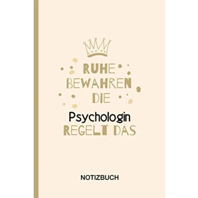 Abbildung von Ruhe Bewahren die Psychologin Regelt das: A5 Notizbuch als Geschenk für eine /punktiert Geschenke zum GeburtstagGeburtstagsgeschenk Kollegin
